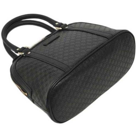 Gucci Bag 2way Handbag Small Shoulder Micro Gucci Sima Black Outlet - Picture 3 of 10